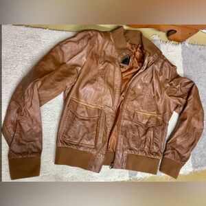 Maurices Brown Leather Jacket